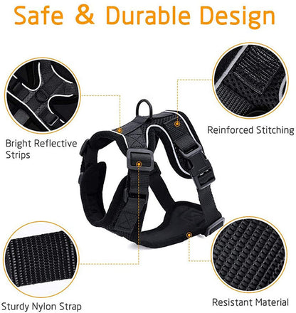 Cat Harness and Leash for Walking, Escape Proof Soft Adjustable Vest Harnesses