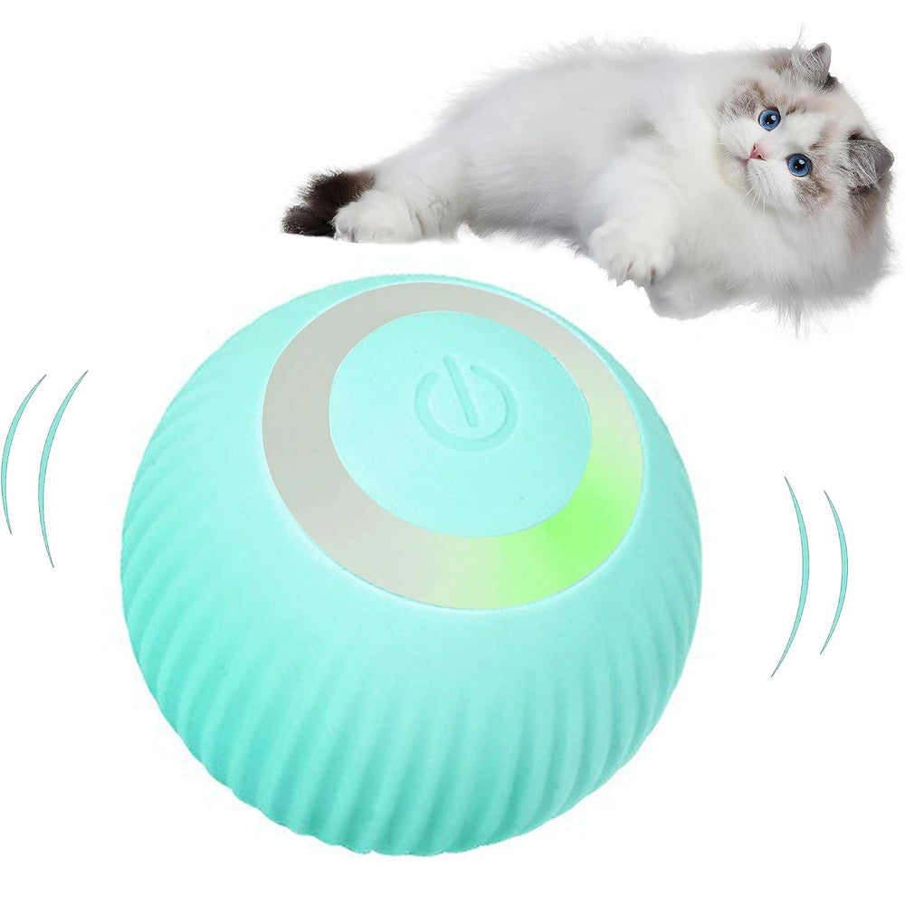 Automatic Moving Pet's Cat Toy Ball with LED Lights