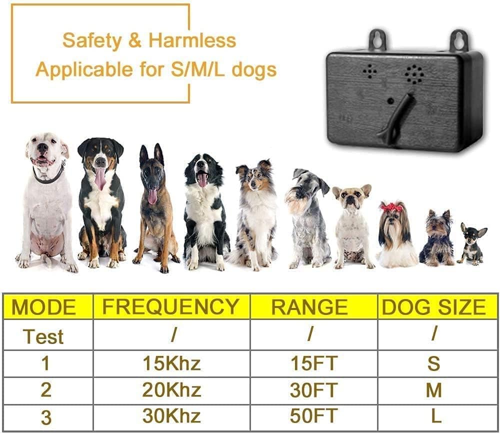 Anti Barking Device Dog Barking Control Devices with 3 Adjustable Level