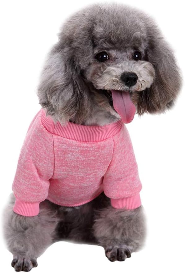 Pet Dog Clothes Winter Warm Shirt Puppy Sweater