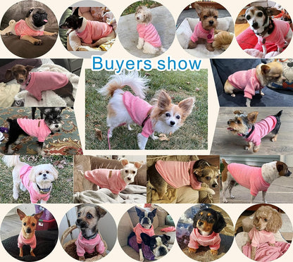 Pet Dog Clothes Winter Warm Shirt Puppy Sweater