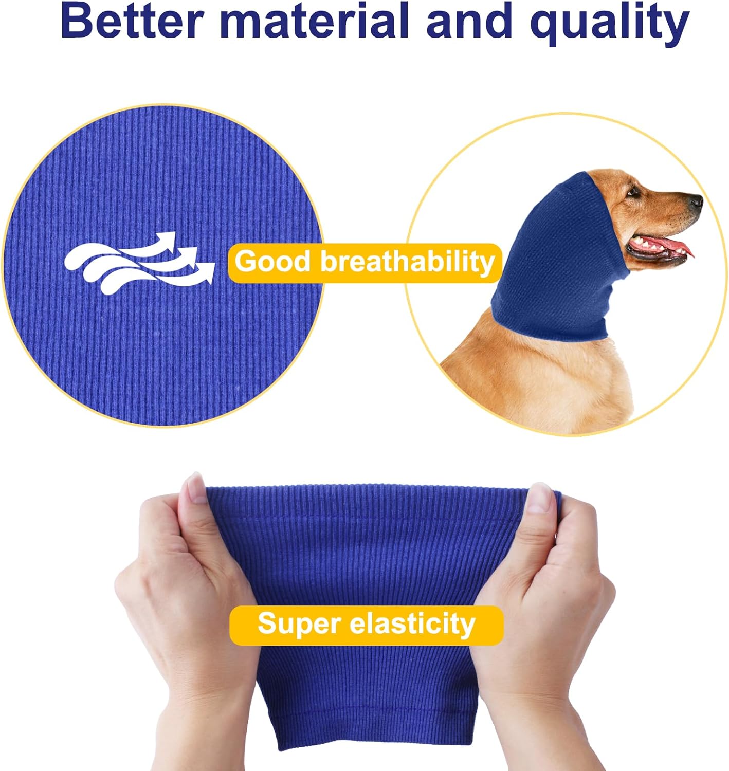 Dogs Hood, Dog Ear Muffs for Noise Protection and Warm