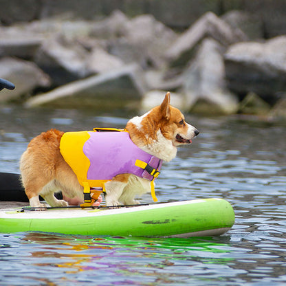 Floatation Vest Dog Harness Swimsuit Pet Life Jacket