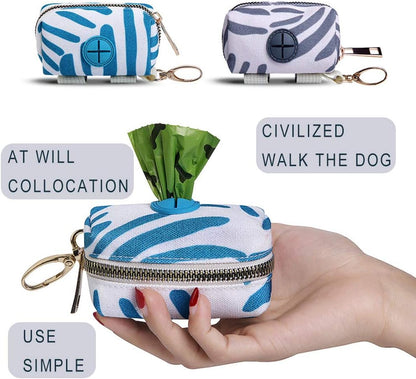 2 Pack Fashion Dog Poop Bag Dispenser, Pet Waste Bag Holder