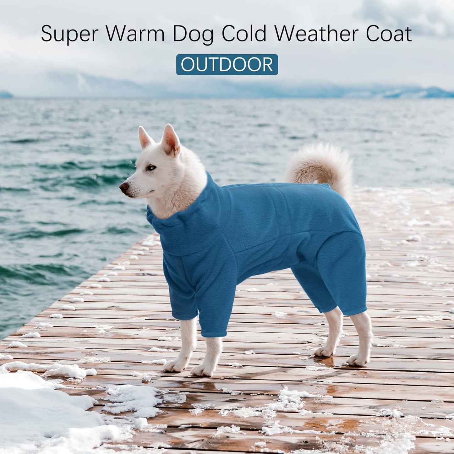 Dog Winter Coat Soft Fleece Pullover Pajamas