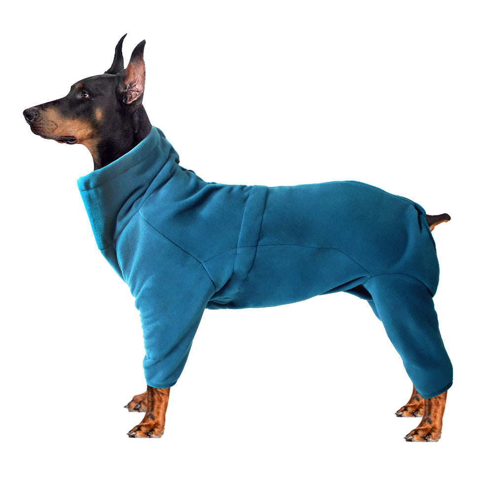 Dog Winter Coat Soft Fleece Pullover Pajamas