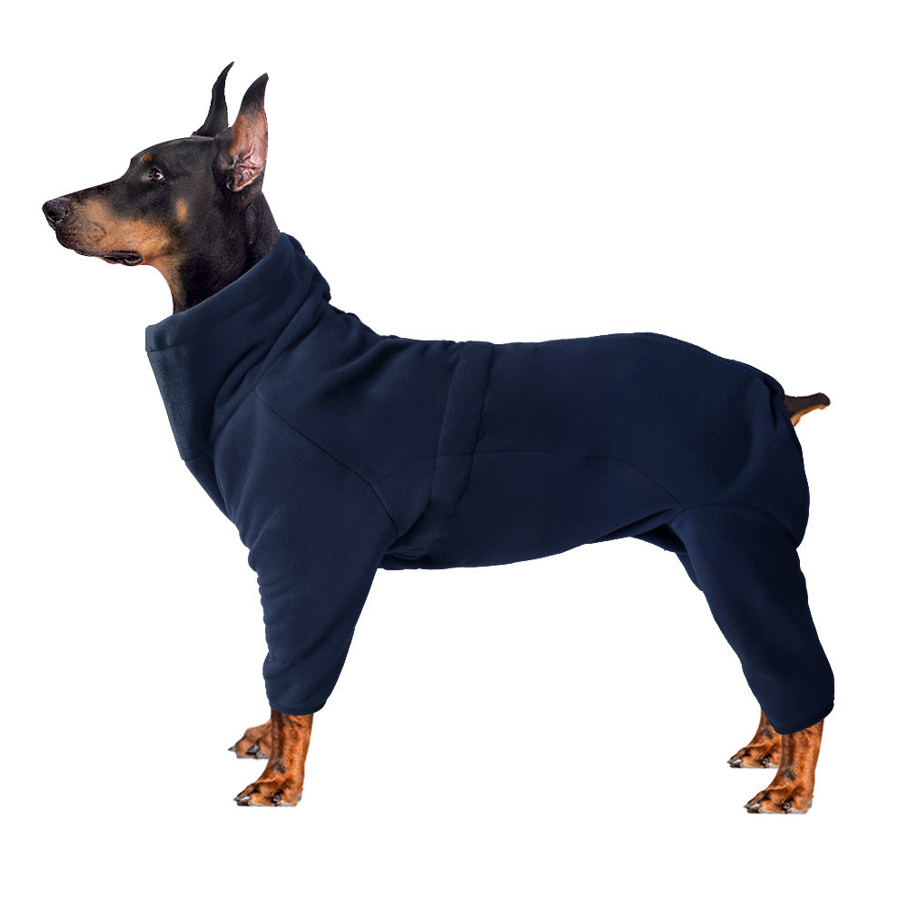 Dog Winter Coat Soft Fleece Pullover Pajamas