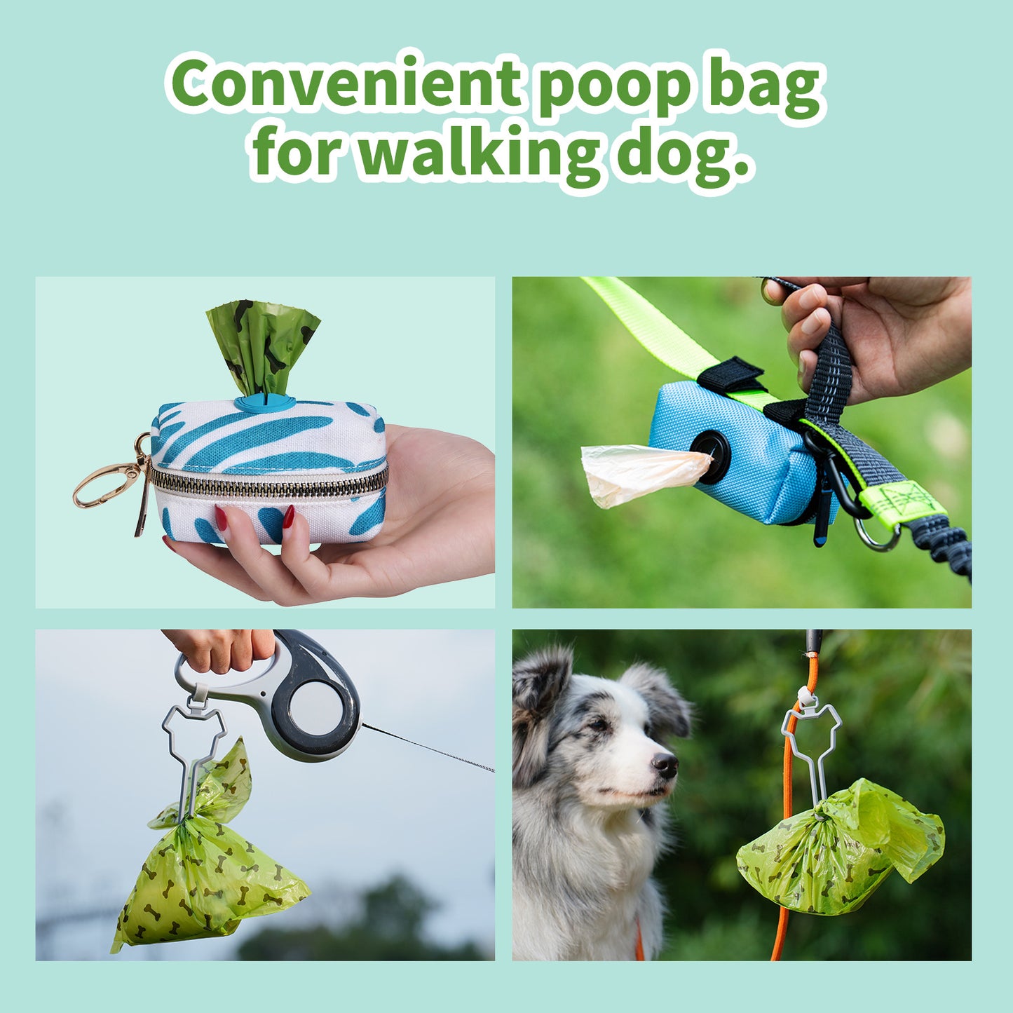 ECO Dog poop bag, Extra Thick and Strong Dog Trash Bag, 135 bags