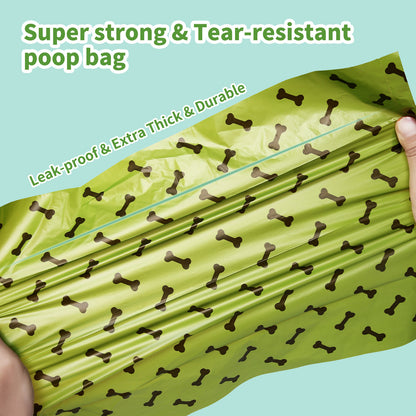 ECO Dog poop bag, Extra Thick and Strong Dog Trash Bag, 135 bags