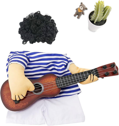 Pet Halloween Costume Funny Dog Guitar Cosplay for Puppy Cat