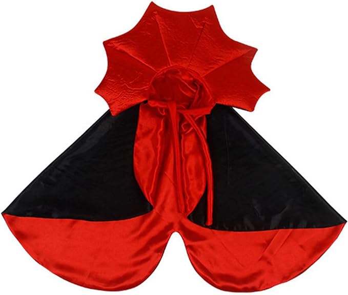 Halloween Dog Costume Cat Vampire Cloak Cape