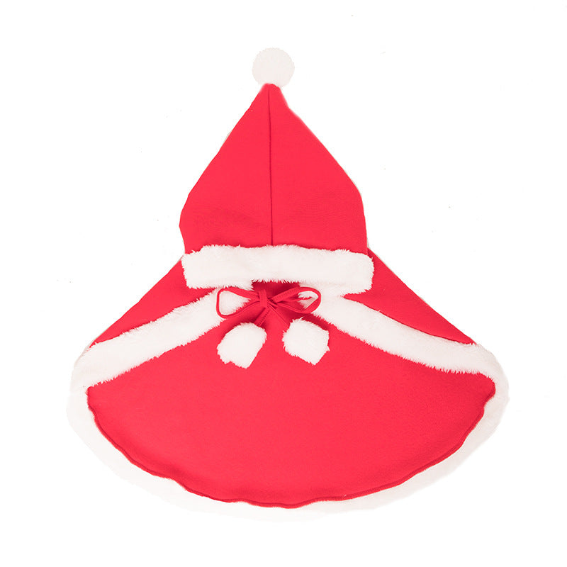 Pet Christmas Costume Cape with Hat