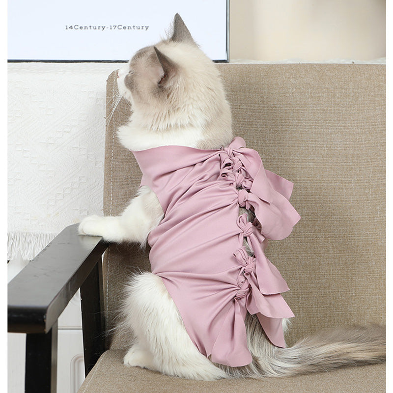 Elastic Anti Hair Loss Pet Clothing With Anti Licking Effect After Surgery