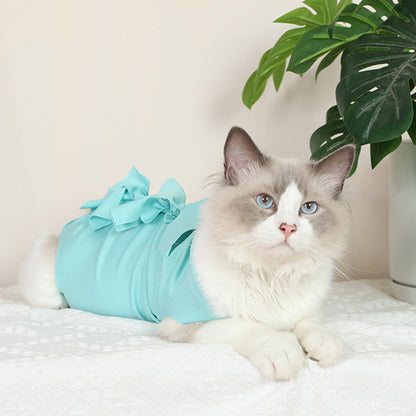 Elastic Anti Hair Loss Pet Clothing With Anti Licking Effect After Surgery