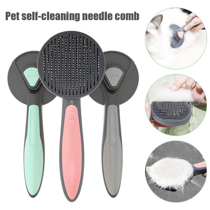 Dog and Cat Comb Hair Remover Brush for Pet Grooming