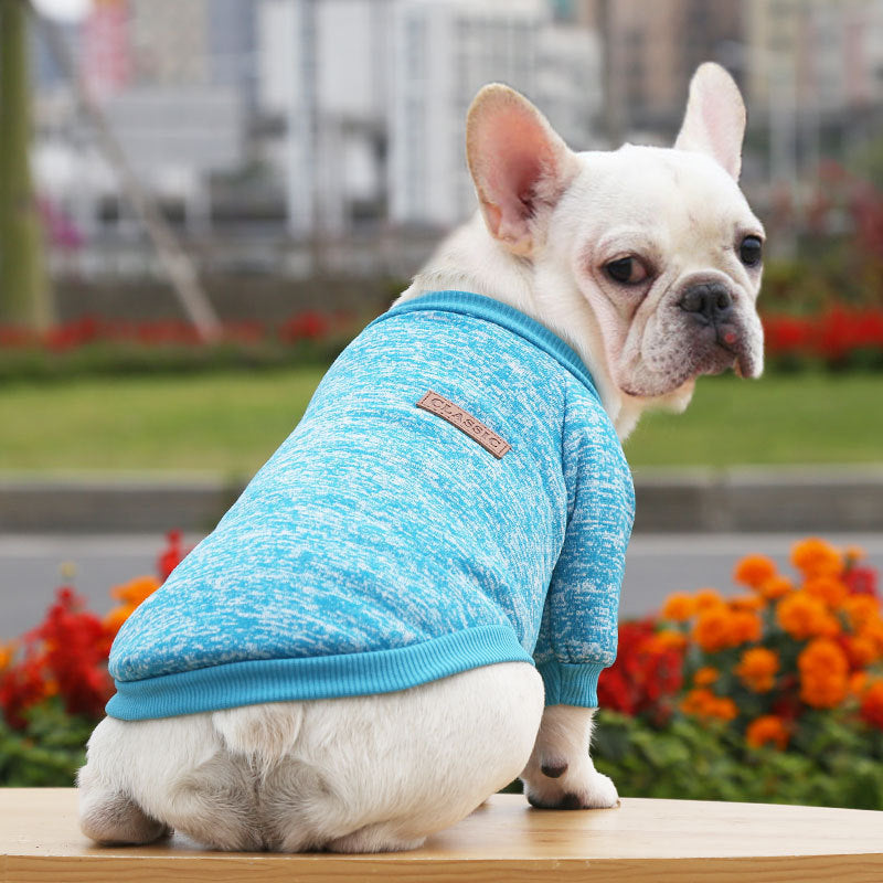 Pet Dog Clothes Winter Warm Shirt Puppy Sweater